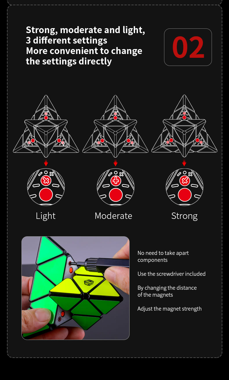 triboxストア / X-Man Design Magnetic Pyraminx Bell V2 Stickerless